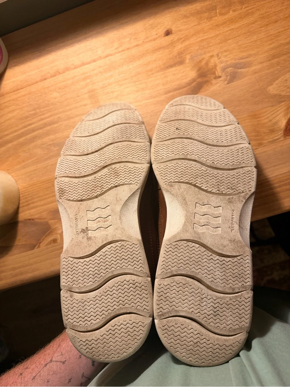 Sperry Brown Leather and Suede Chukka Boots with White Sole